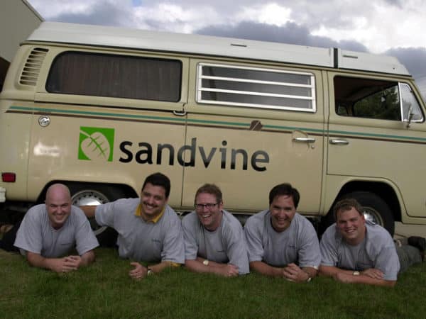 The management team of Waterloo's Sandvine. Fiscal 2011 was a step backward for the company, which had been steadily improving for a number of years.