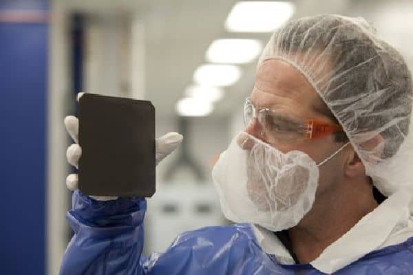 Natcore Solar CEO Chuck Provini said that black silicon wafers coated with Natcore's process have measured a reflectance of .3%, meaning that 99.7% of the sun was absorbed. He says this black silicon alternative could increase power output of solar facilities by 10% and, importantly, would not be affected by clouds or diffused light.