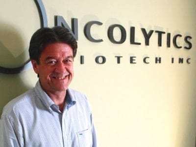 Oncolytics CEO Thompson:  "To the best of our knowledge, this is the first successful double-blinded randomized data from a clinical study using an intravenously-administered oncolytic virus." 