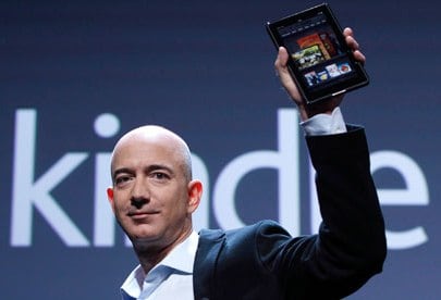 Amazon CEO Jeff Bezos. Vancouver-based Absolute, which made a name for itself providing security to laptops through its hit LoJack® for Laptops product, says Absolute Data Protect will give Kindle users the ability to lock, delete and locate their devices.