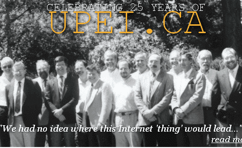 UPEI was one of ten founding university members that founded what would become The Canadian Internet Registration Authority (CIRA), the non-profit Canadian corporation that is responsible for operating the .ca Internet country code Top Level Domain (ccTLD) today.