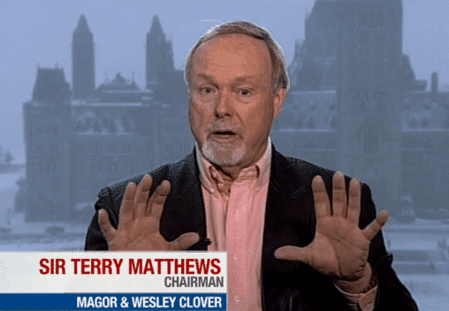 Terry Matthews says the size of the market for Magor's solutions is as much as $15-billion right now and is expected to double in the next few years.