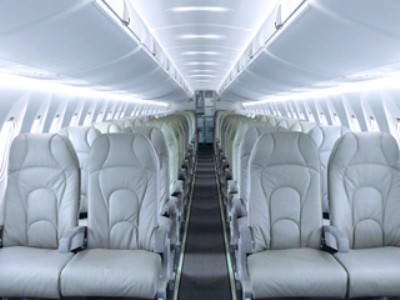 The interior of a Bombardier Q400. Peter Arment, Senior Research Analyst at Sterne Agee, says the long-term opportunity for Bombardier in Russia is significant, and could mean decades worth of business.