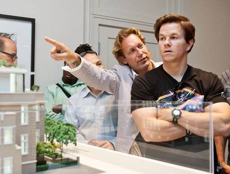 Difference Capital Executive Chairman Mike Wekerle points Mark Wahlberg north.