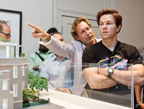 Mike Wekerle and Mark Wahlberg promote Toronto Wahlburgers