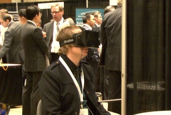 Oculus Rift at the Cantech Investment Conference, January 16th in Toronto.