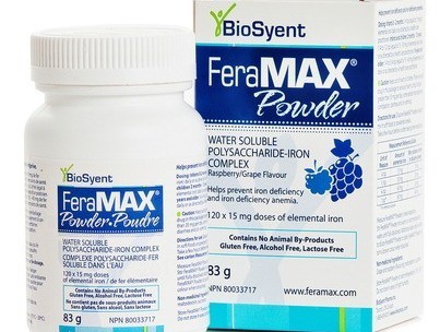 Biosyent's leading brand is FeraMAX. It currently markets two formulations for the treatment of iron deficient anemia.