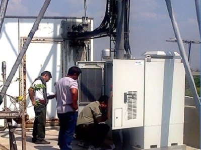 A rooftop installation of a Ballard ElectraGen fuel cell systems in the Philippines. 