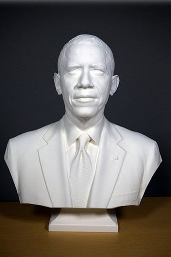 National Portrait Gallery Bust of President Obama made from a 3D printer  Source: Smithsonian.com 