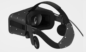 Oculus Crescent Bay. Note the integrated headphones        