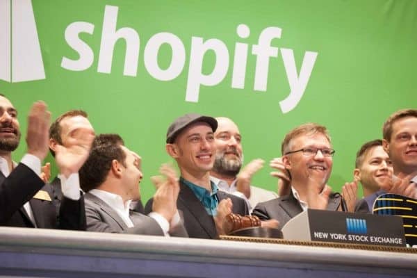 Shopify's stock