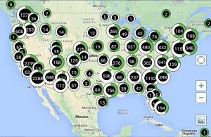 Exhibit 9: ChargePoint Network of Charging Stations in the United States and Canada Source: ChargePoint