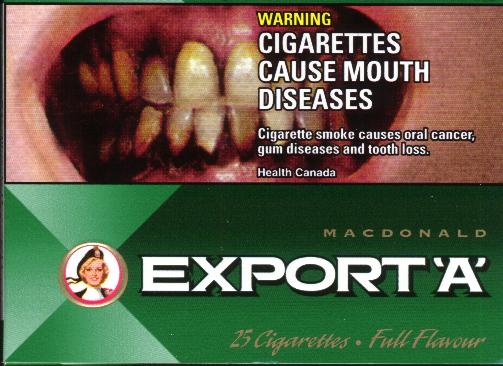 cigarette packaging insert