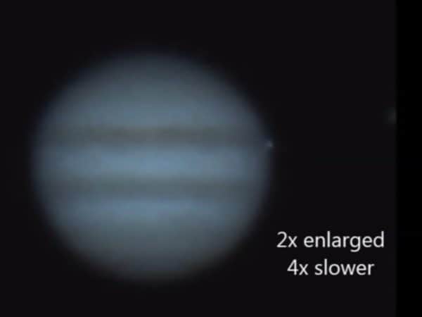 explosion on Jupiter