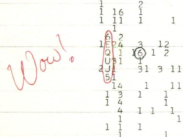 The Wow! signal