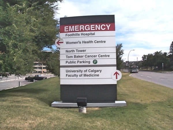 Alberta's emergency room wait times