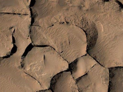 chart the ridges of Mars