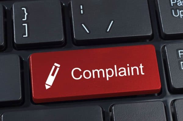 Customer complaints on Twitter