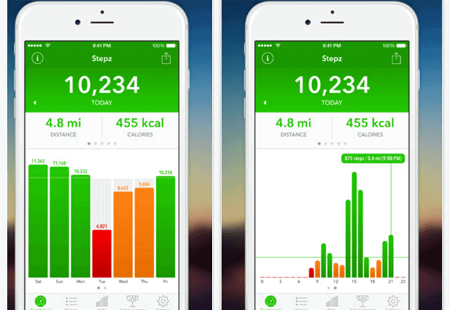 Smartphone pedometer