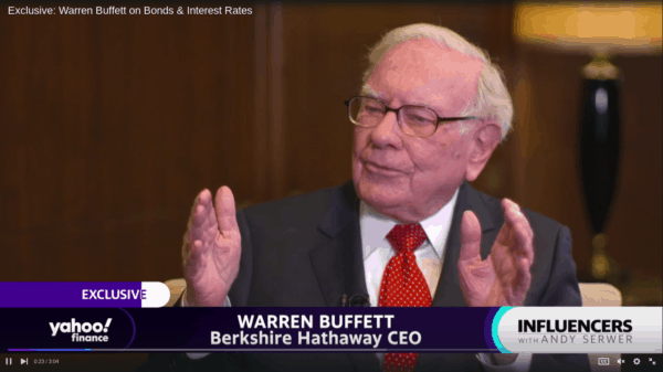 Warren Buffett interest rates